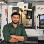 workshop portrait with jyoti cnc machine